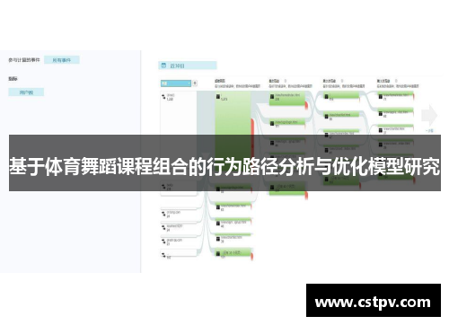 基于体育舞蹈课程组合的行为路径分析与优化模型研究